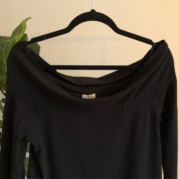 J.Crew Factory off the shoulder long sleeve top - Picture 2 of 5